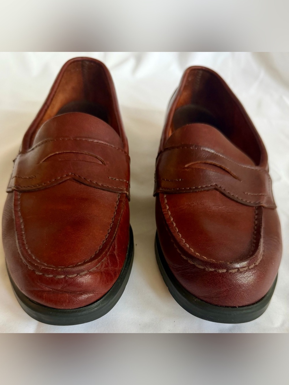 Eastland Leather Penny Loafers Mahogany Brown Size 8 - Picture 7 of 10